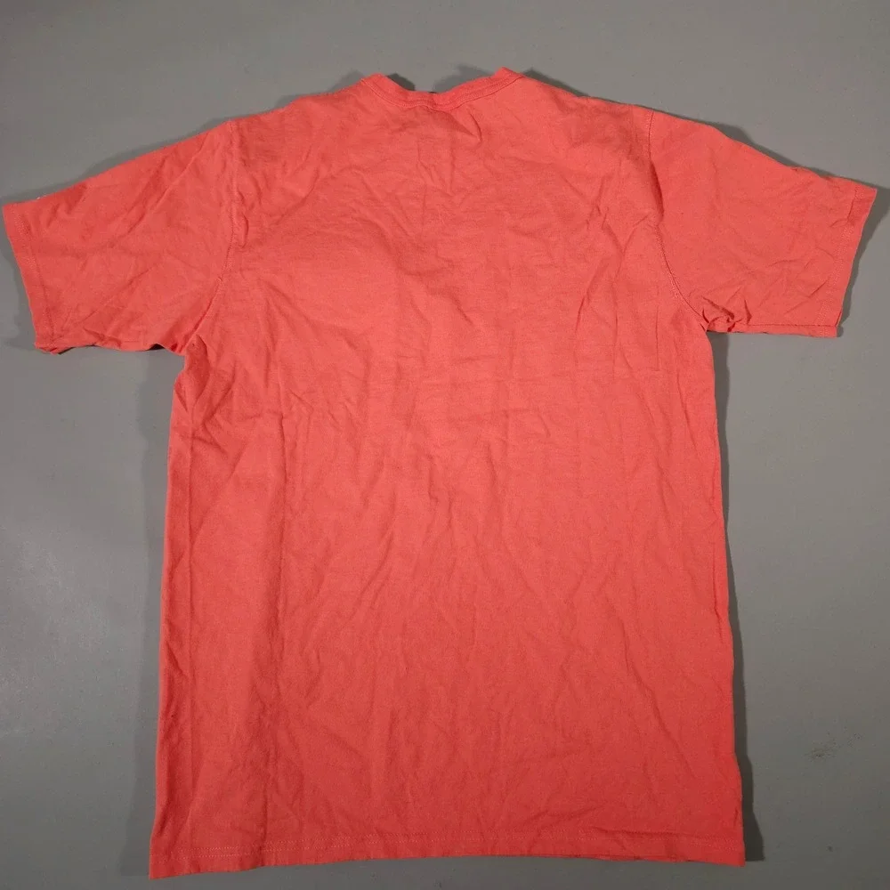Champion T-Shirt Mens XL Pink Big C Chenille Logo Patch Short Sleeve Tee - Picture 6 of 6